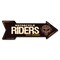 Signmission Motorcycle Riders Arrow Decal Funny Home Decor 18in Wide D-A-999726 - alternate 1